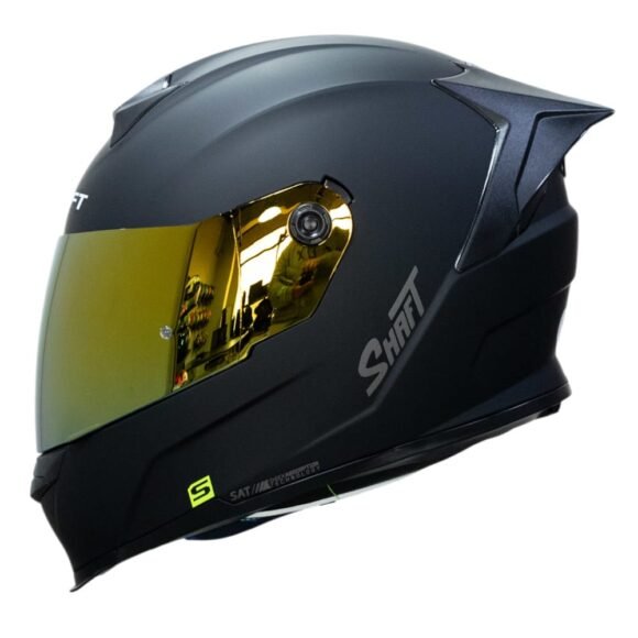 CASCO SHAFT 502 SP Solid Ng/Gold Integral DOT Acreditado