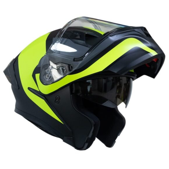 Casco ICH 3120 Further Mate Am.N Abatible con sun visor certificación dot 3cv - Imagen 3